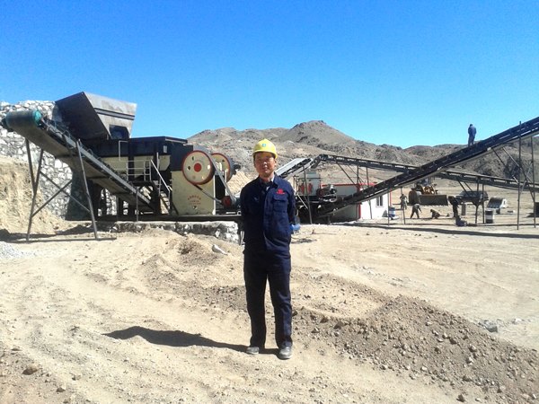 granite crusher with our engineer at site granite crusher with our engineer at site