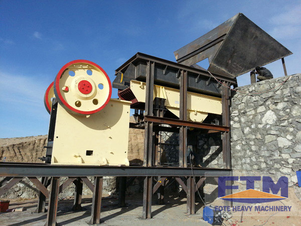 Jaw Crusher at Site