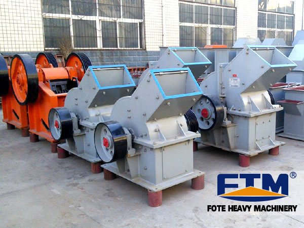 Hammer mill in factory